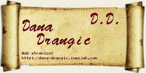 Dana Drangić vizit kartica